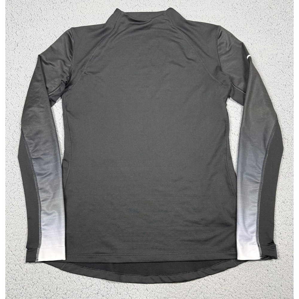 Nike Pro HyperWarm Shirt Womens XL Black Long Sleeve Mock Neck Top 803132-010